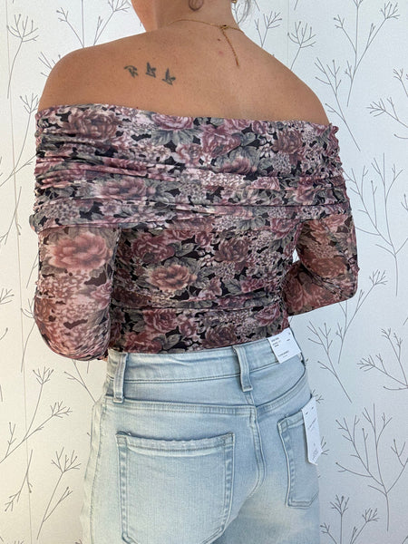 Floral Off-shoulder Bodysuit