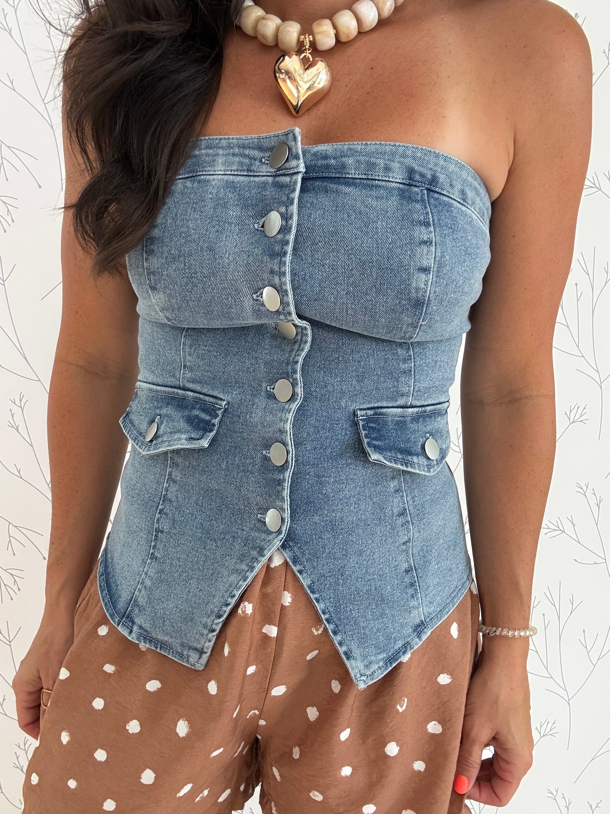 Midnight Rodeo Denim Top