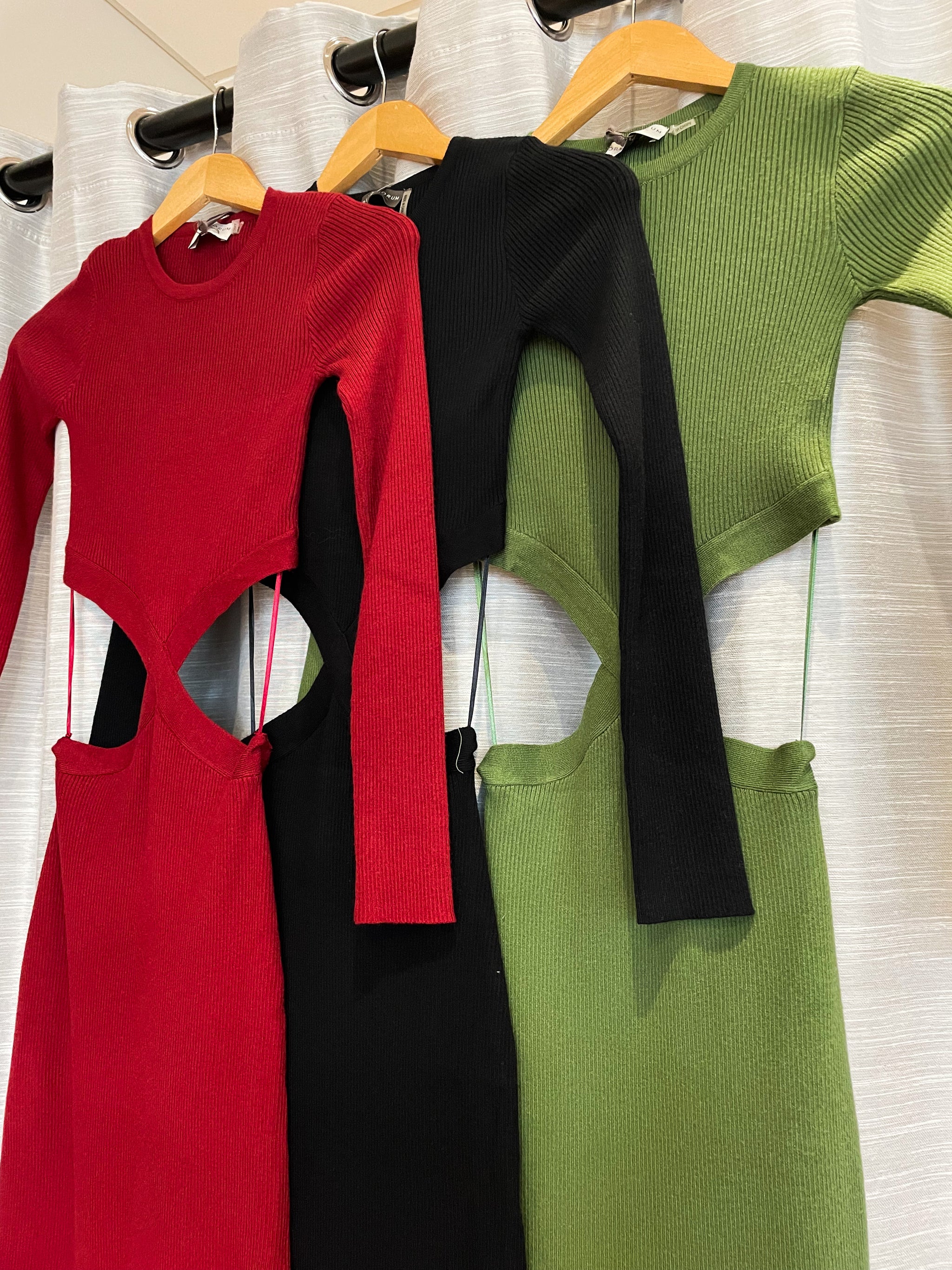 Long Sleeve Sweater Maxi Dress