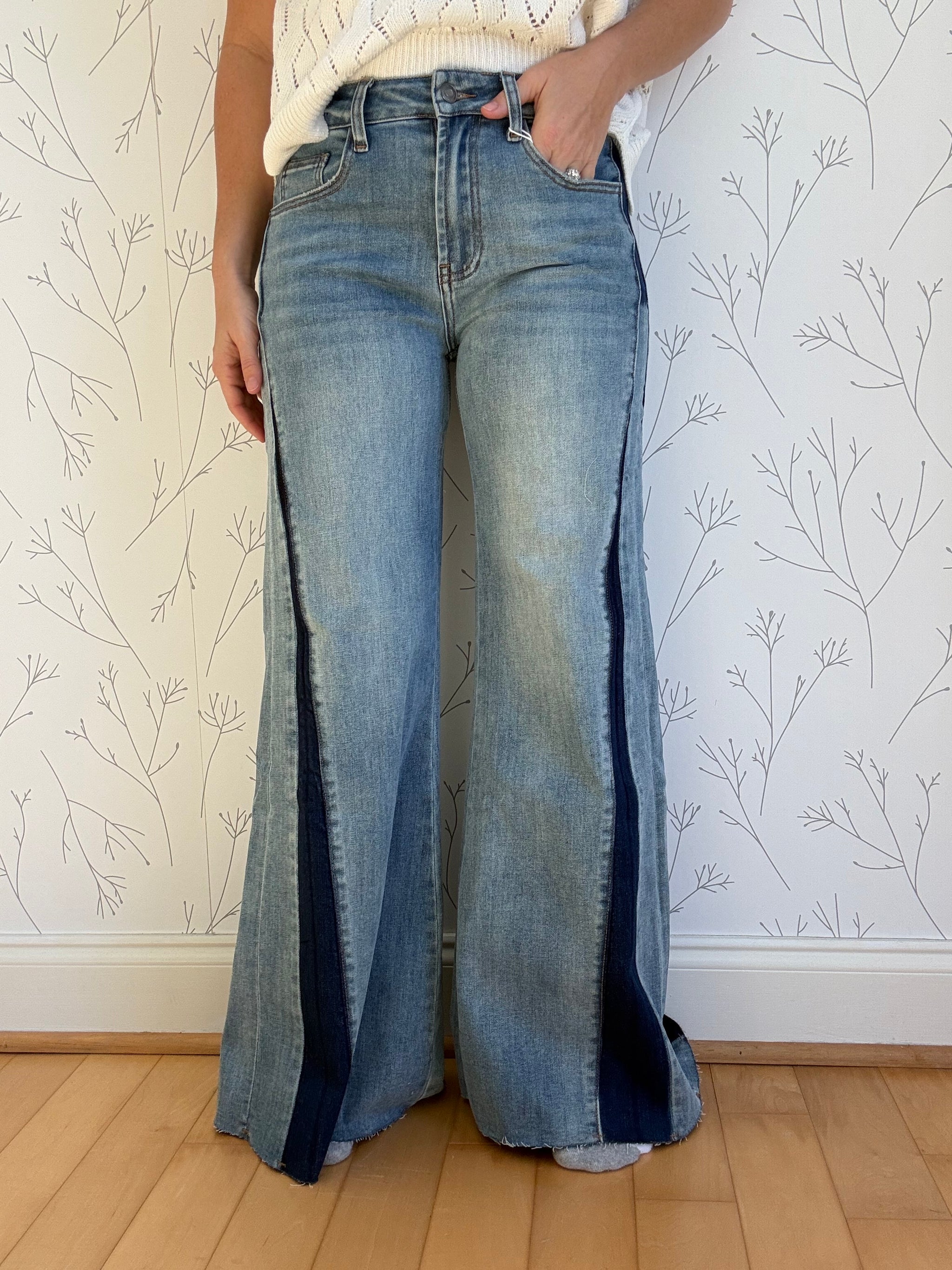 Faith High Waist Flare Jeans