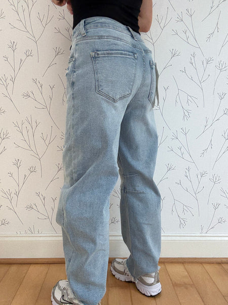 Golden Hour Barrel Jean
