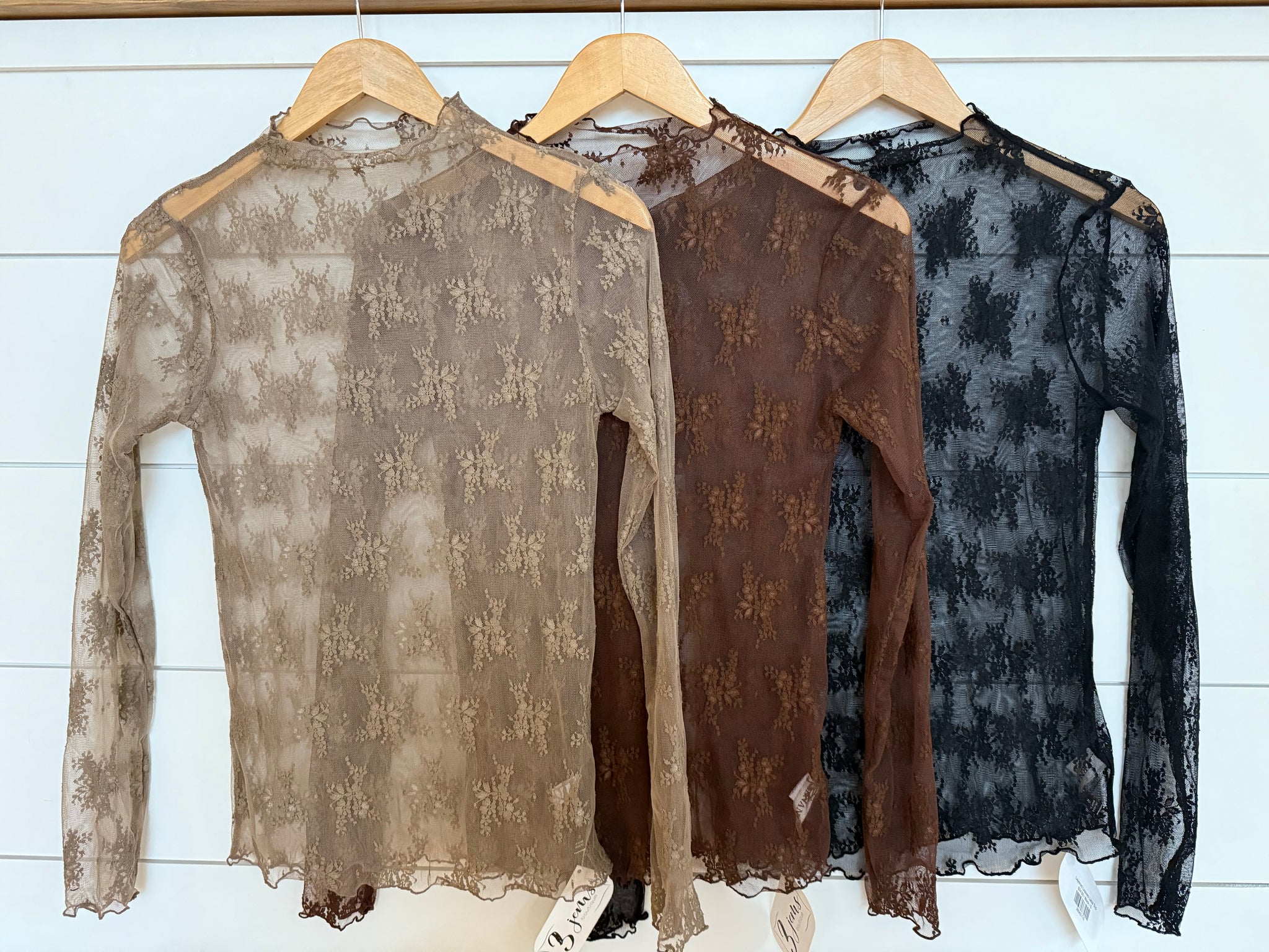 Layered Leaves Lace Top