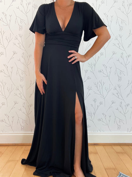 Maya V-Neck Maxi Dress