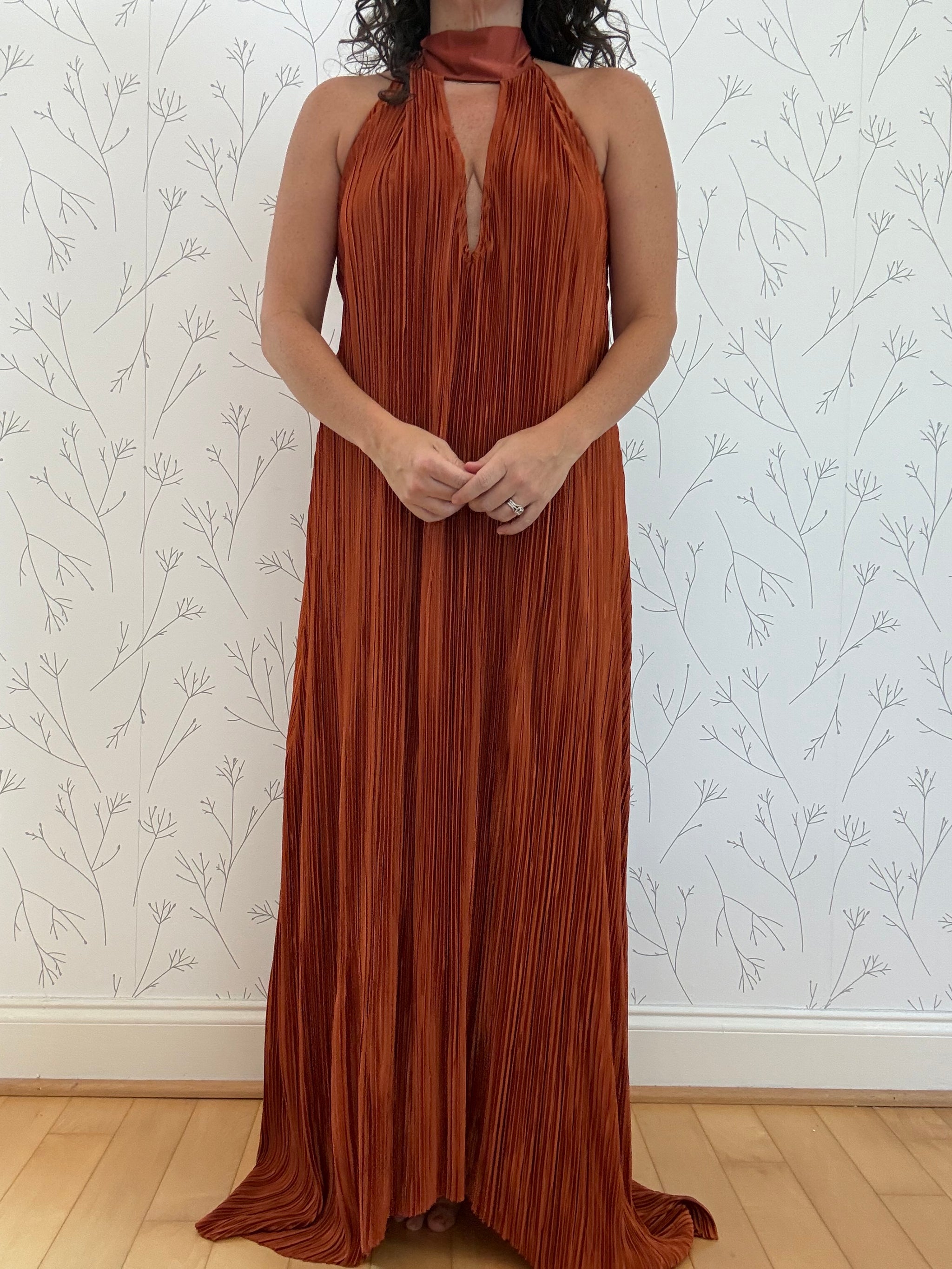 Willow Flow Halter Maxi Dress