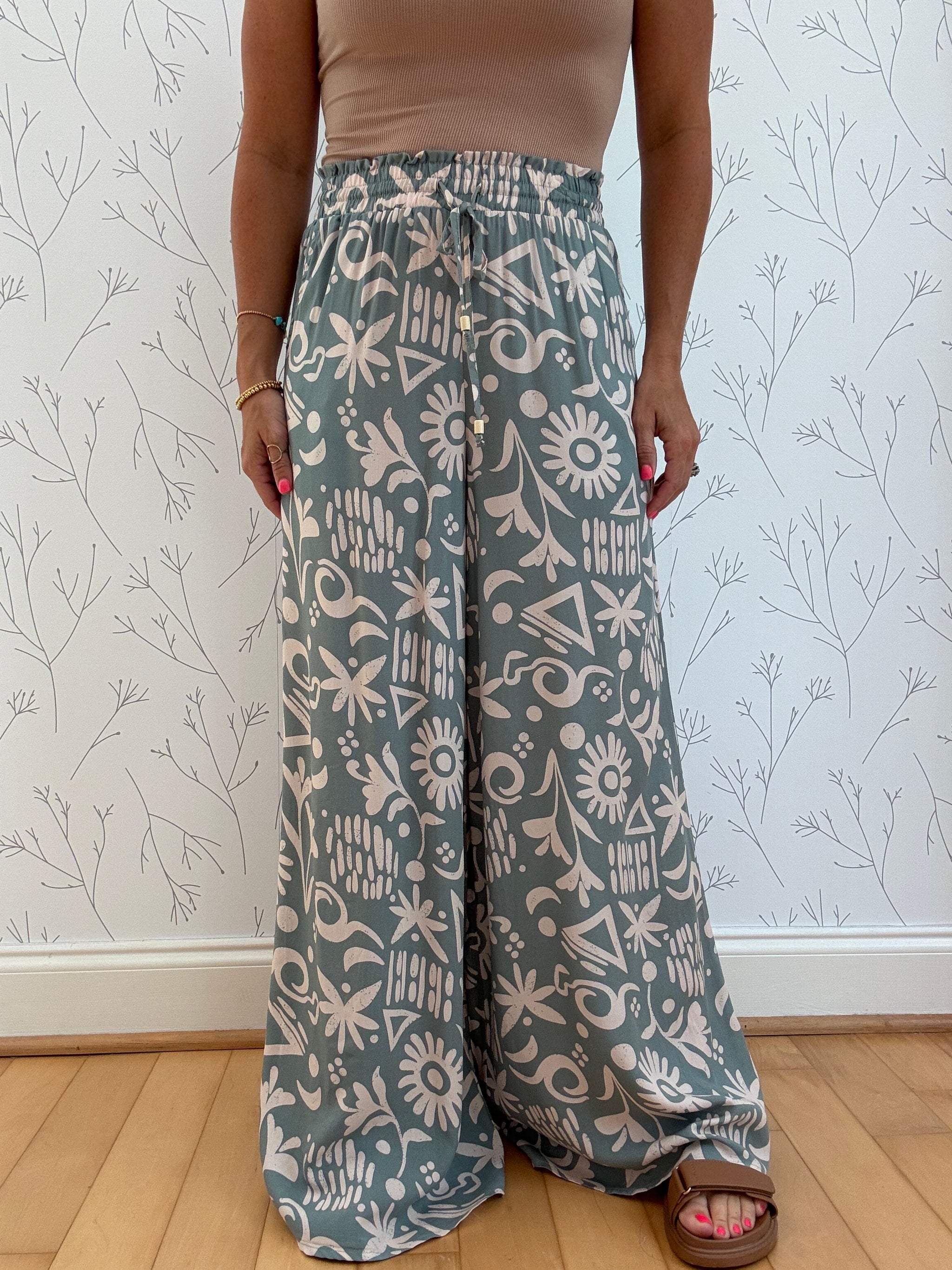 Floral Tide Palazzos