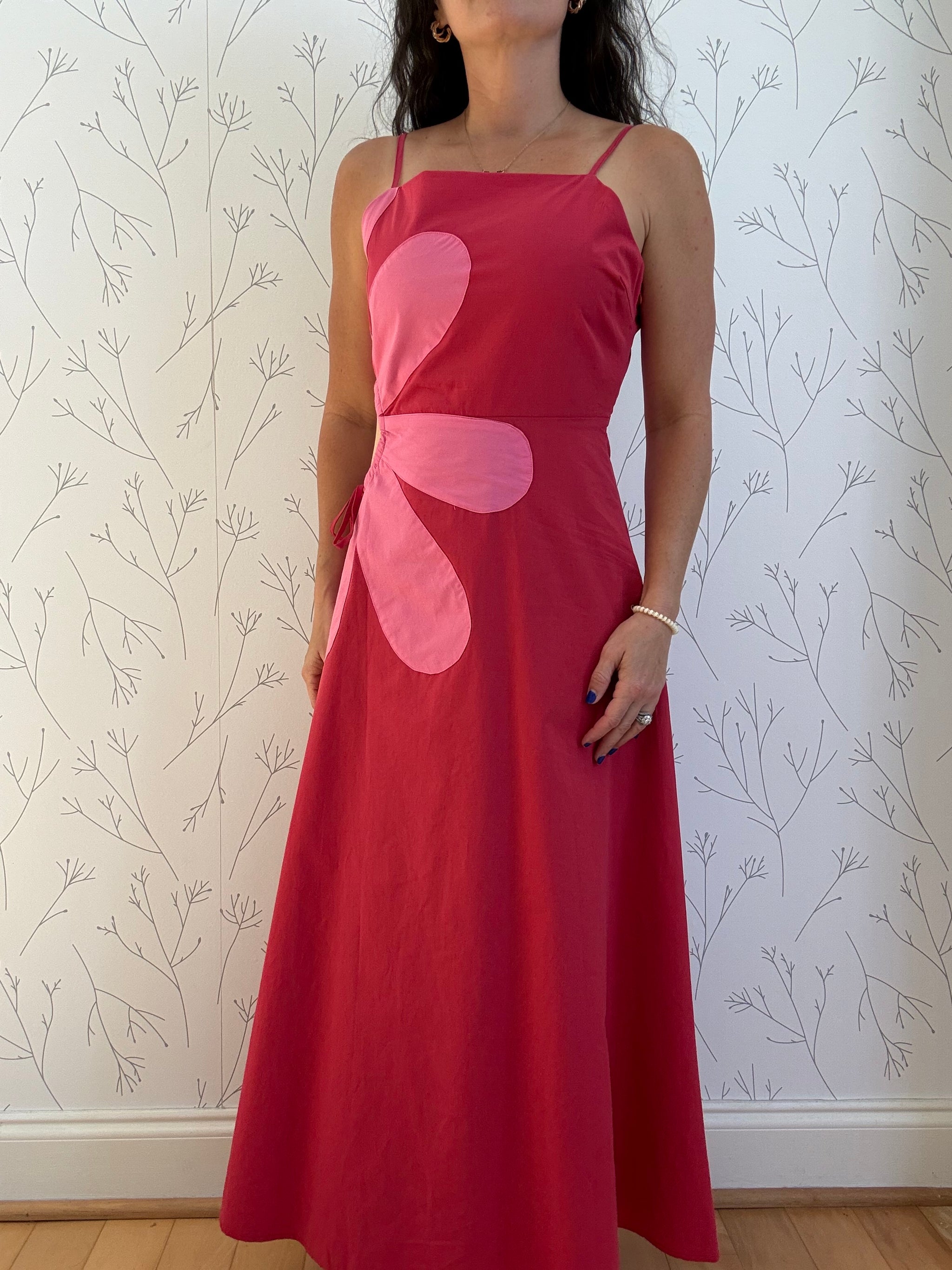 Petal Pop Cutout Midi
