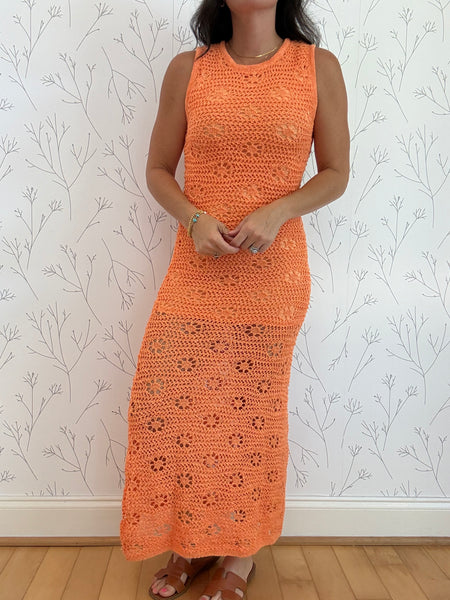 Sunset Threads Crochet Maxi Dress