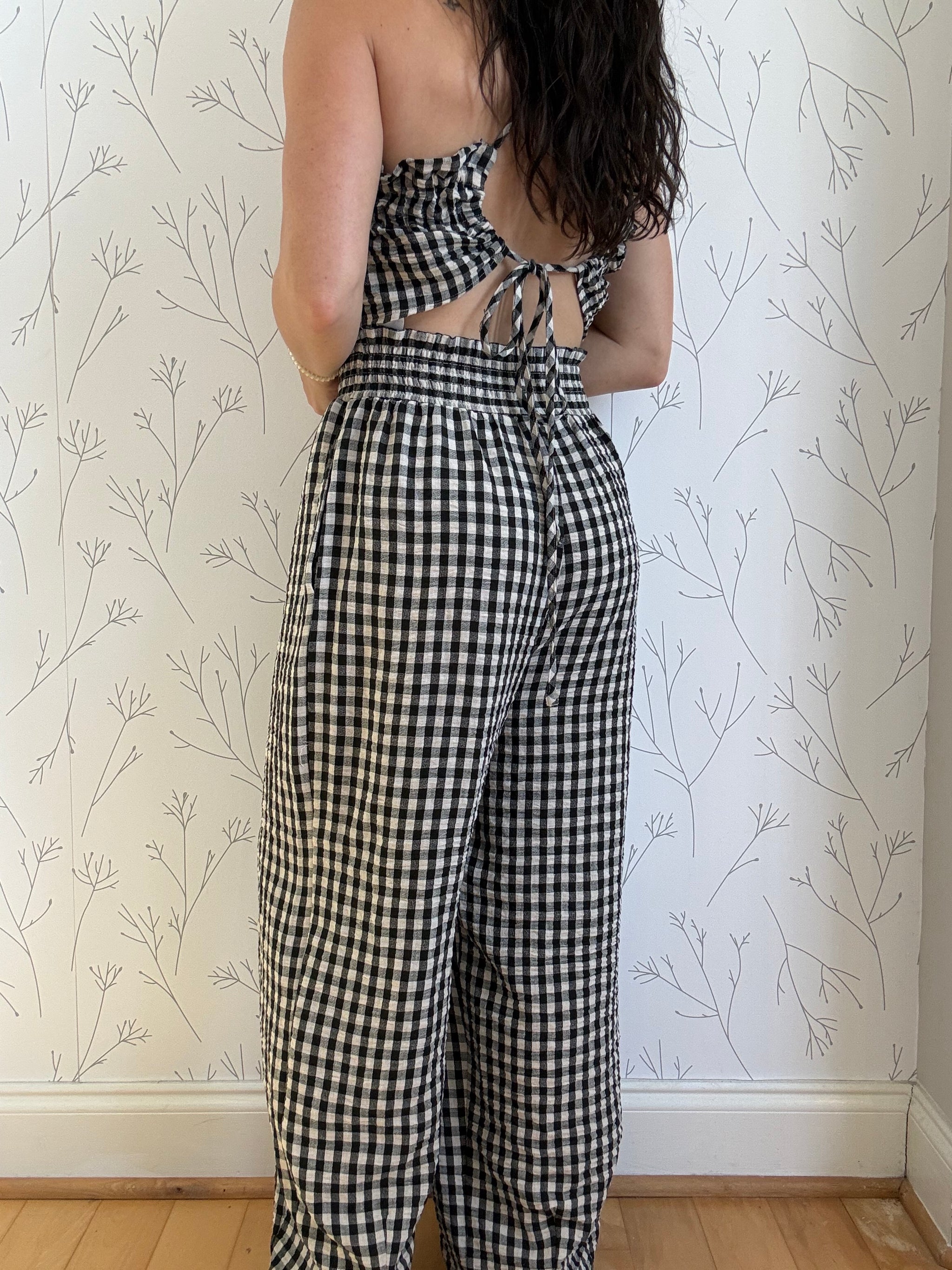 Gingham Girly Jumpsuit