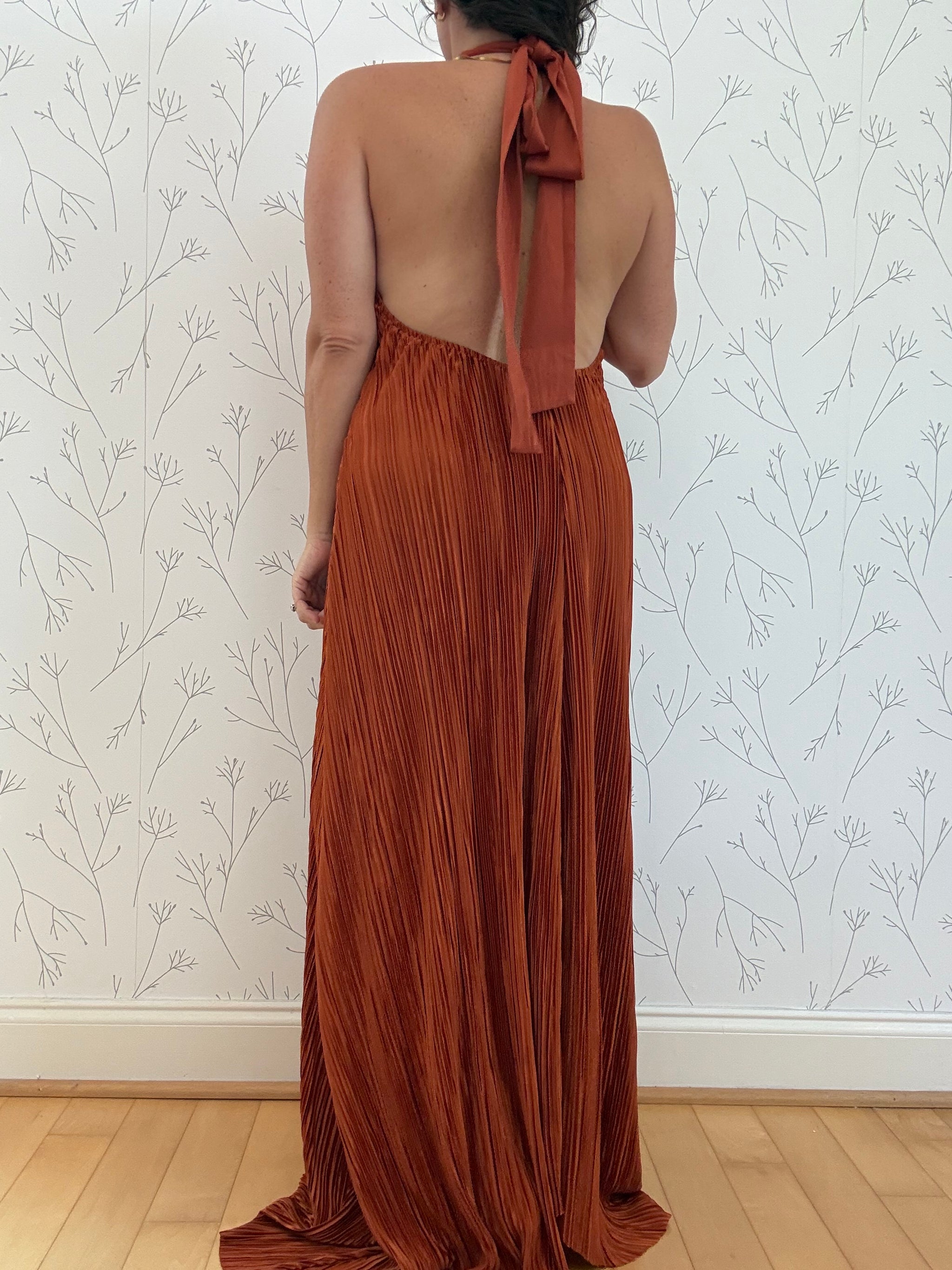 Willow Flow Halter Maxi Dress
