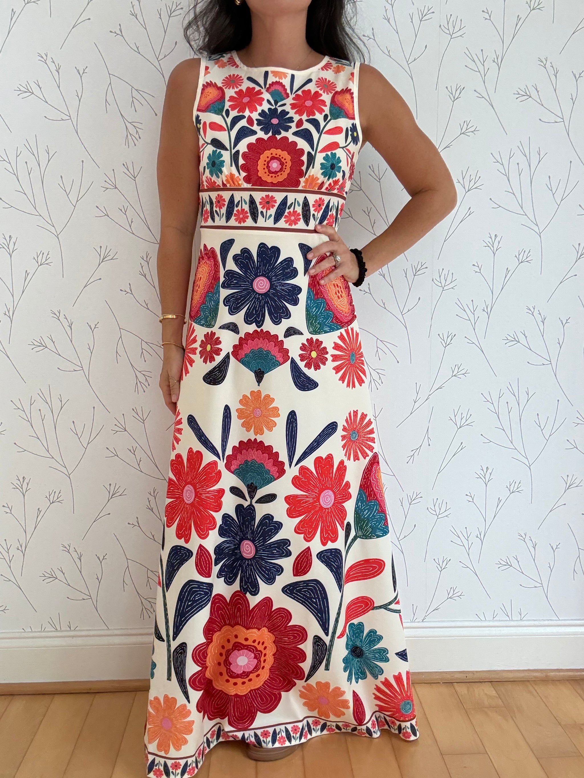 Gypsy Soul Printed Maxi Dress