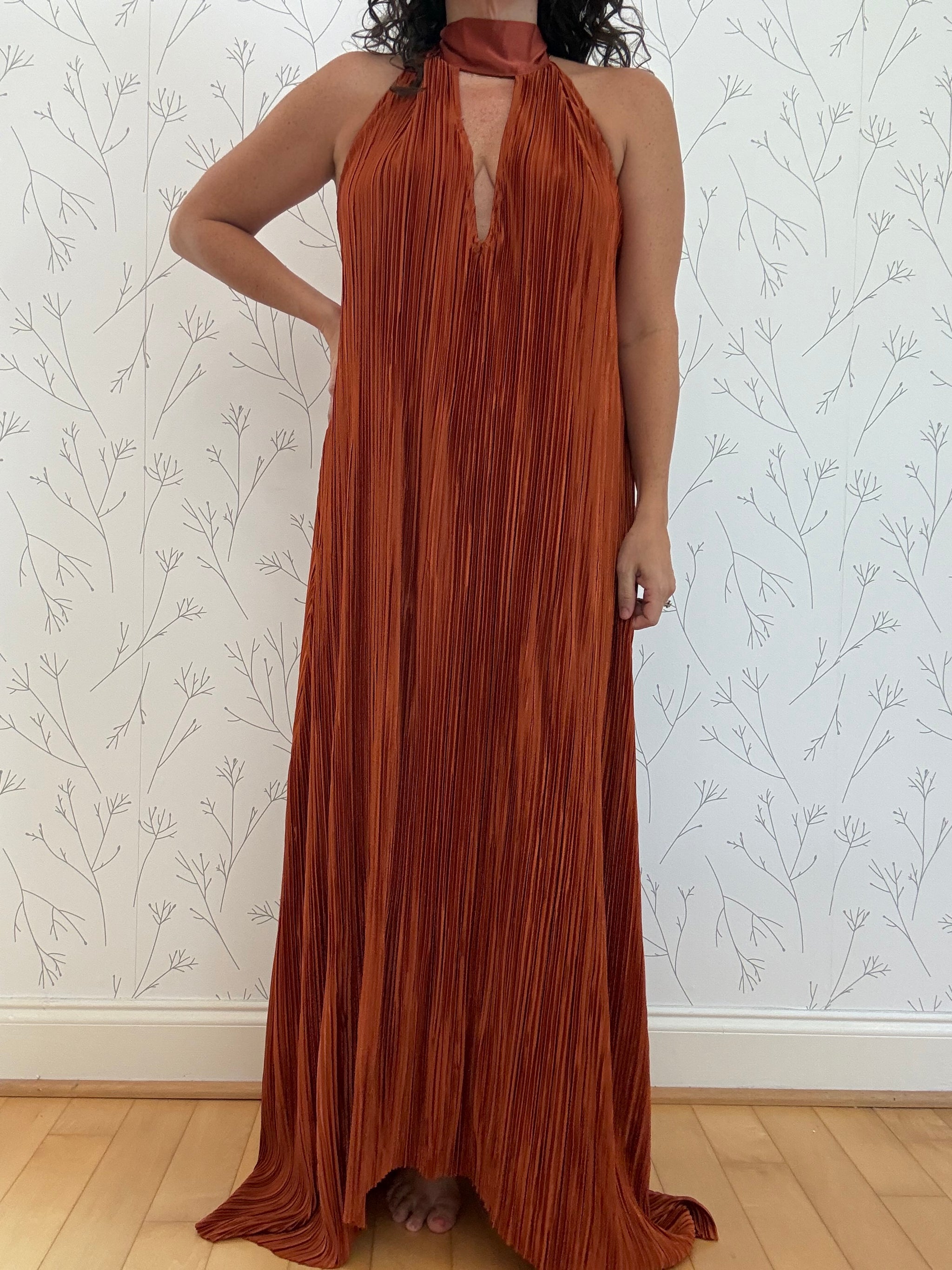 Willow Flow Halter Maxi Dress