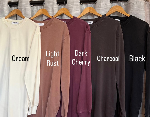 The Bonfire Sweatshirt Mini Dress