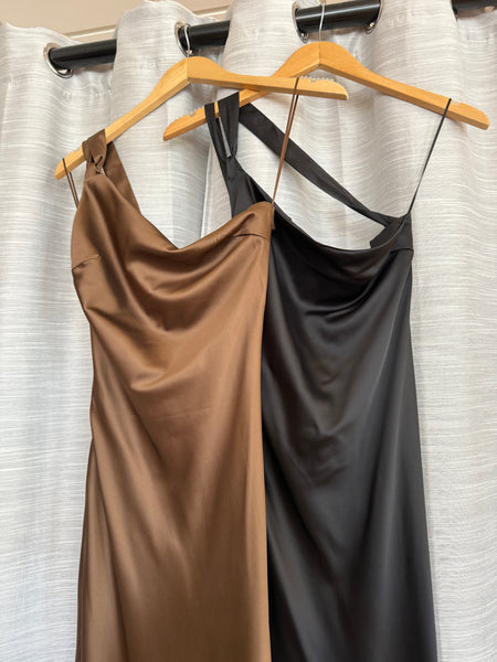 Moonlight Muse Silk Dress