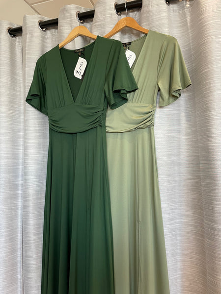 Maya V-Neck Maxi Dress