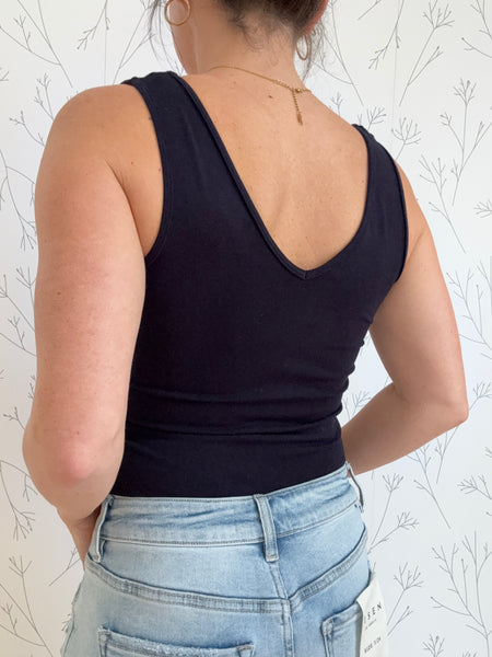 V-Neck/Scoop Neck Reversible Tank