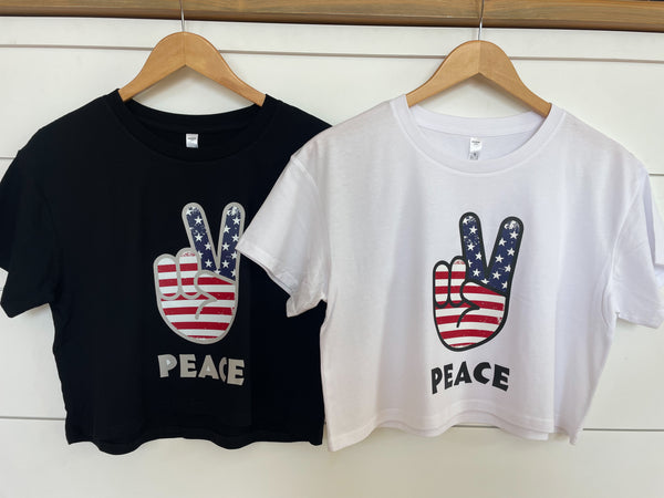 Peace - Red, White & Blue Top