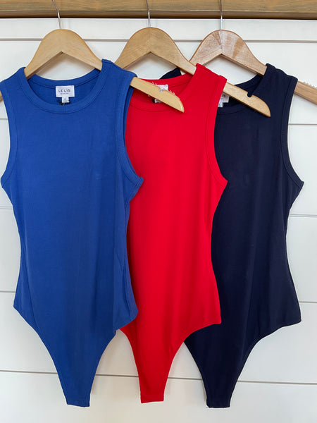 Round Neck Sleeveless Bodysuit