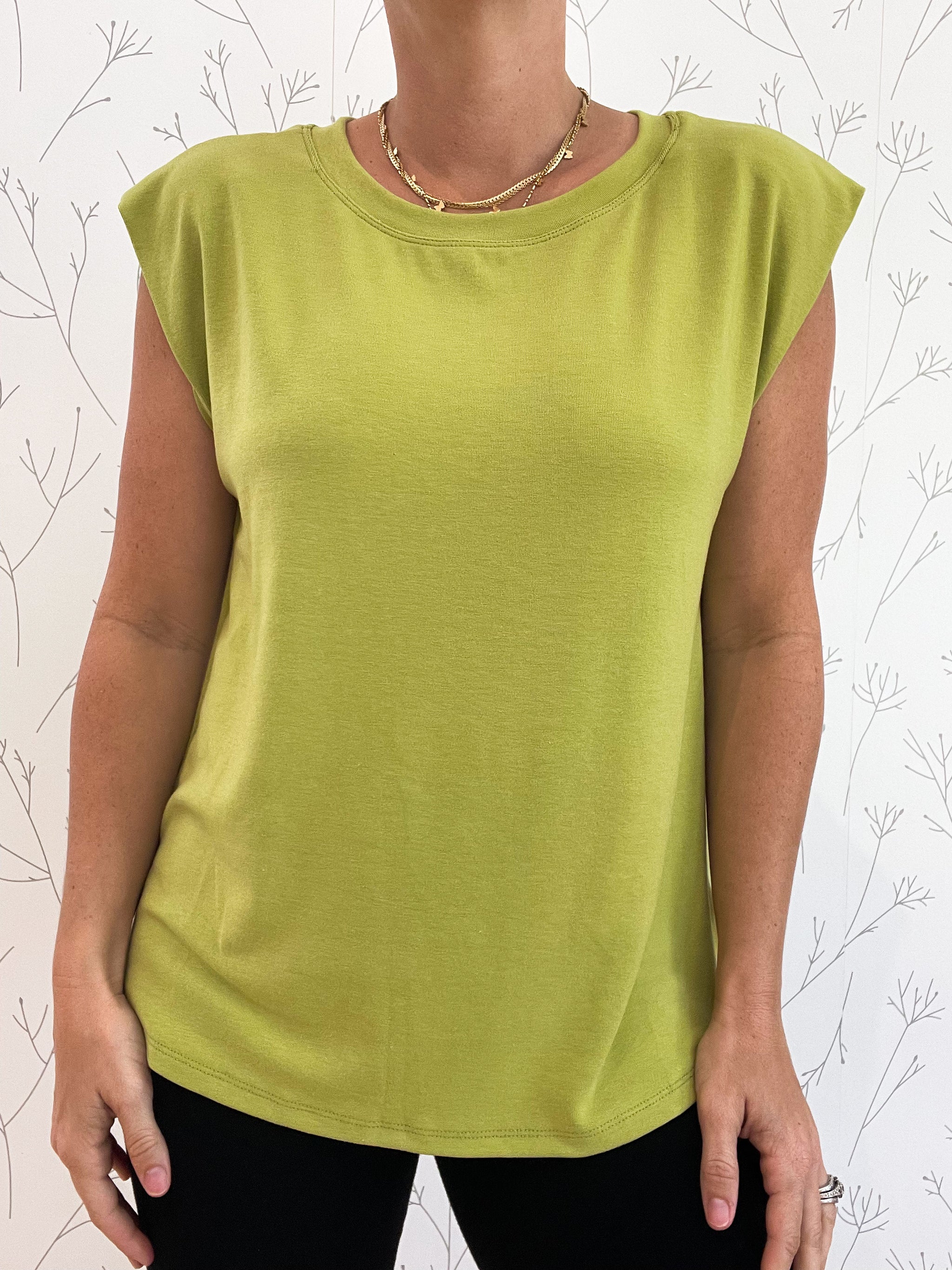 Sleeveless Boxy Top