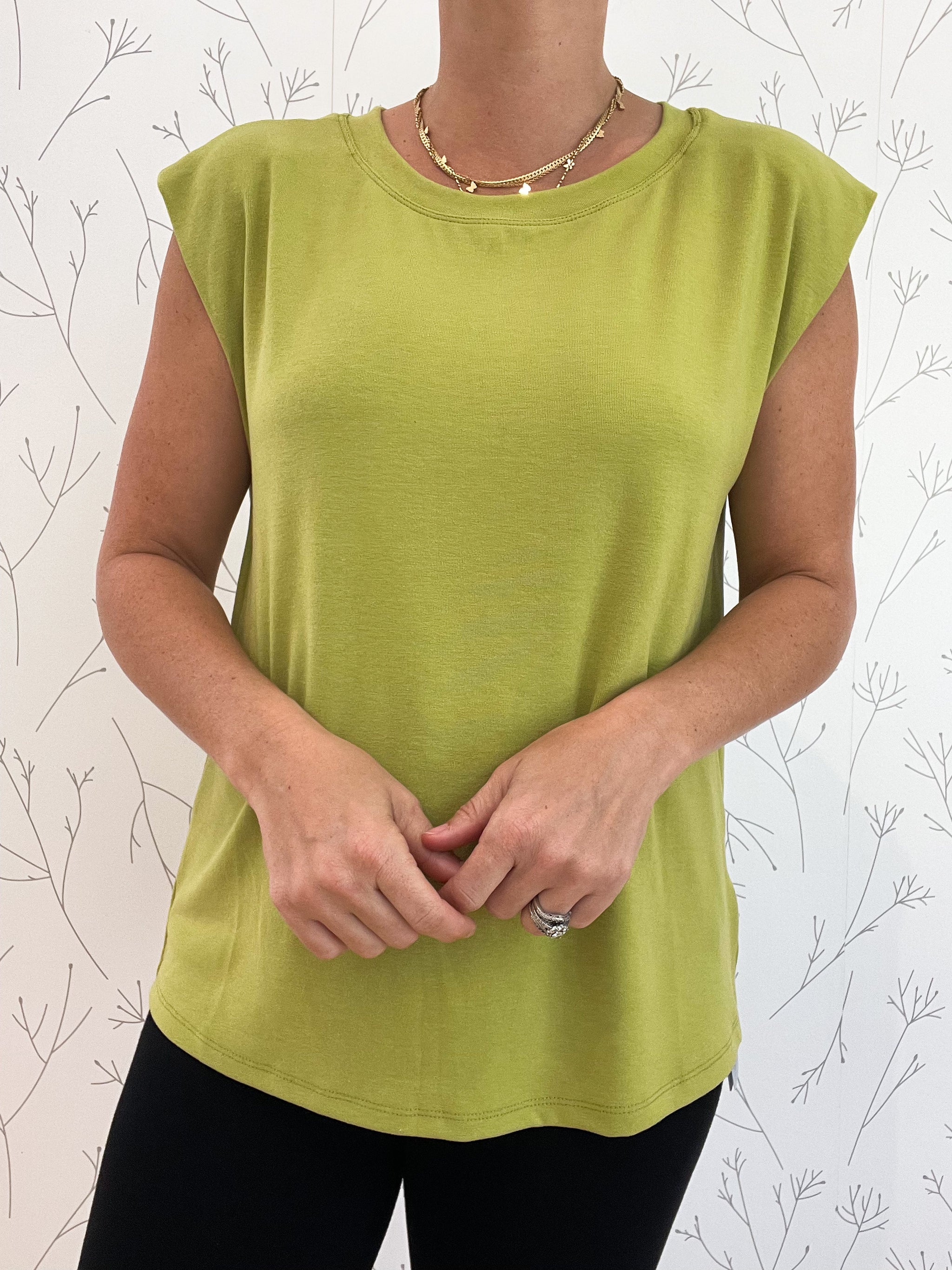 Sleeveless Boxy Top