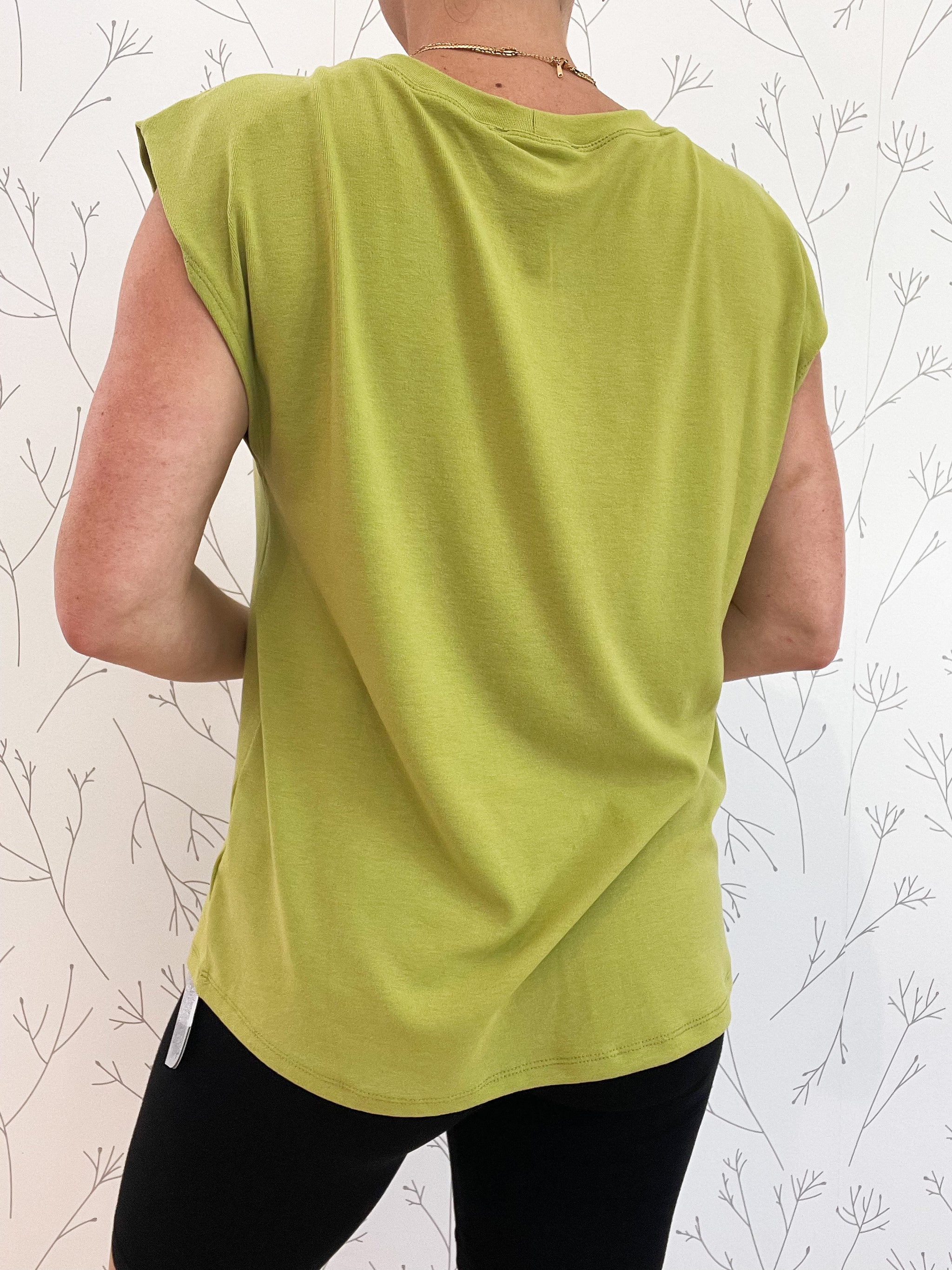 Sleeveless Boxy Top