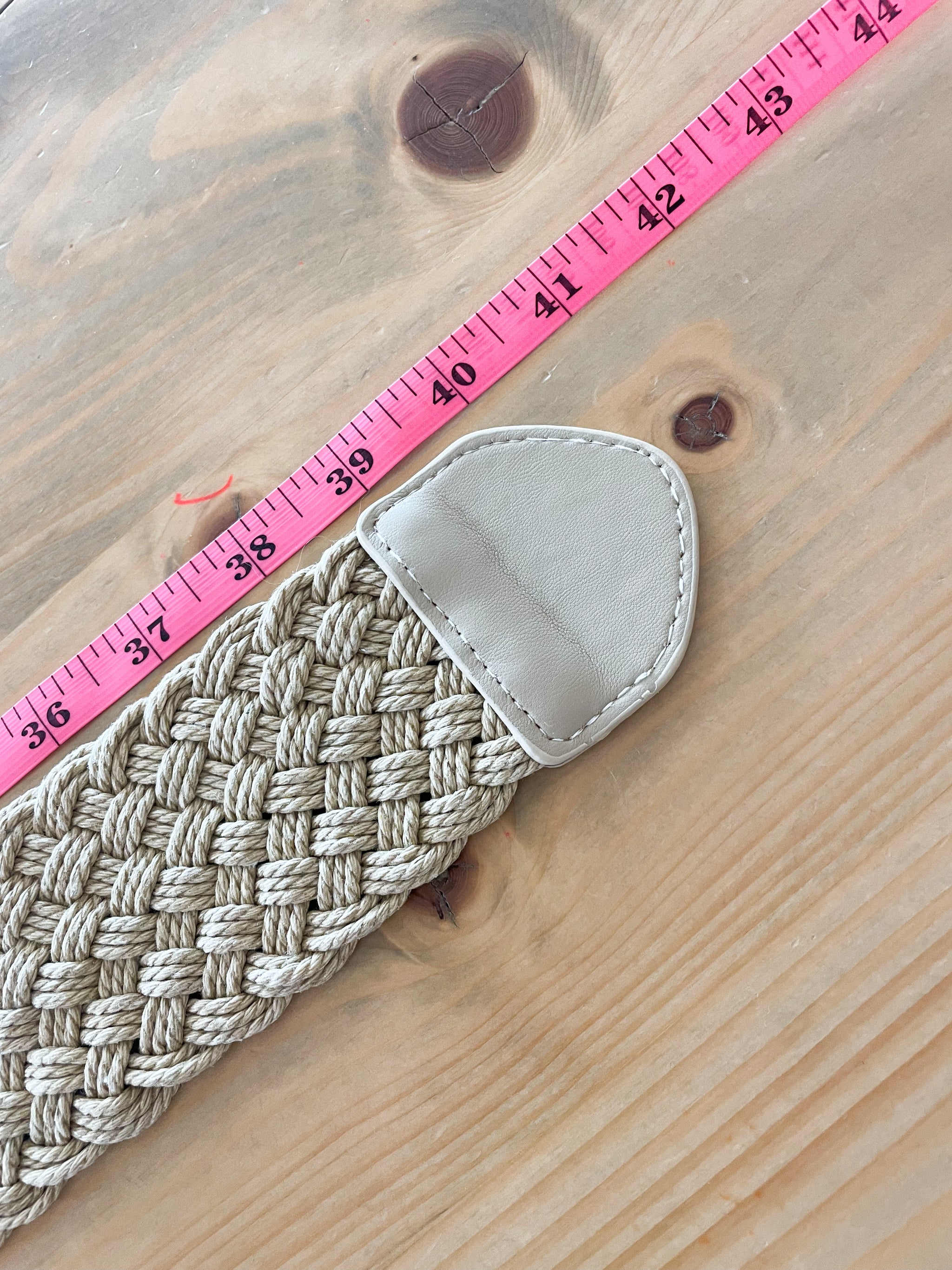 Raffia Woven Braided Belt