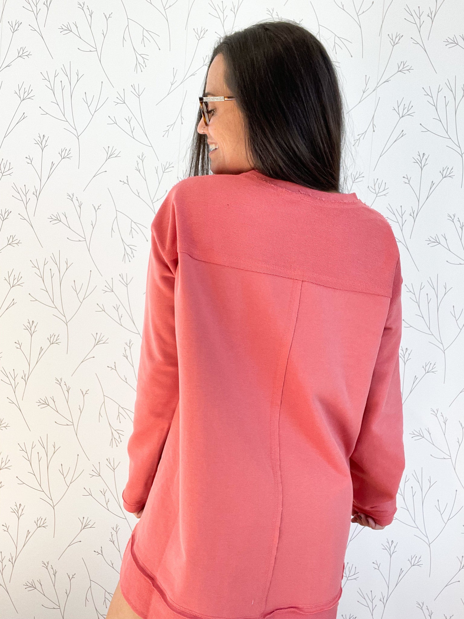 Tunic Pullover Sweatshirt