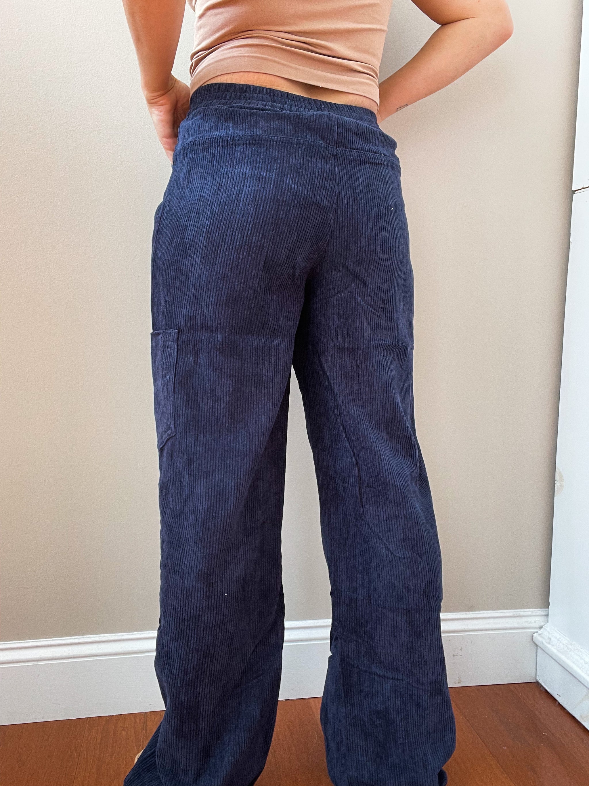 Wide Leg Corduroy Pants