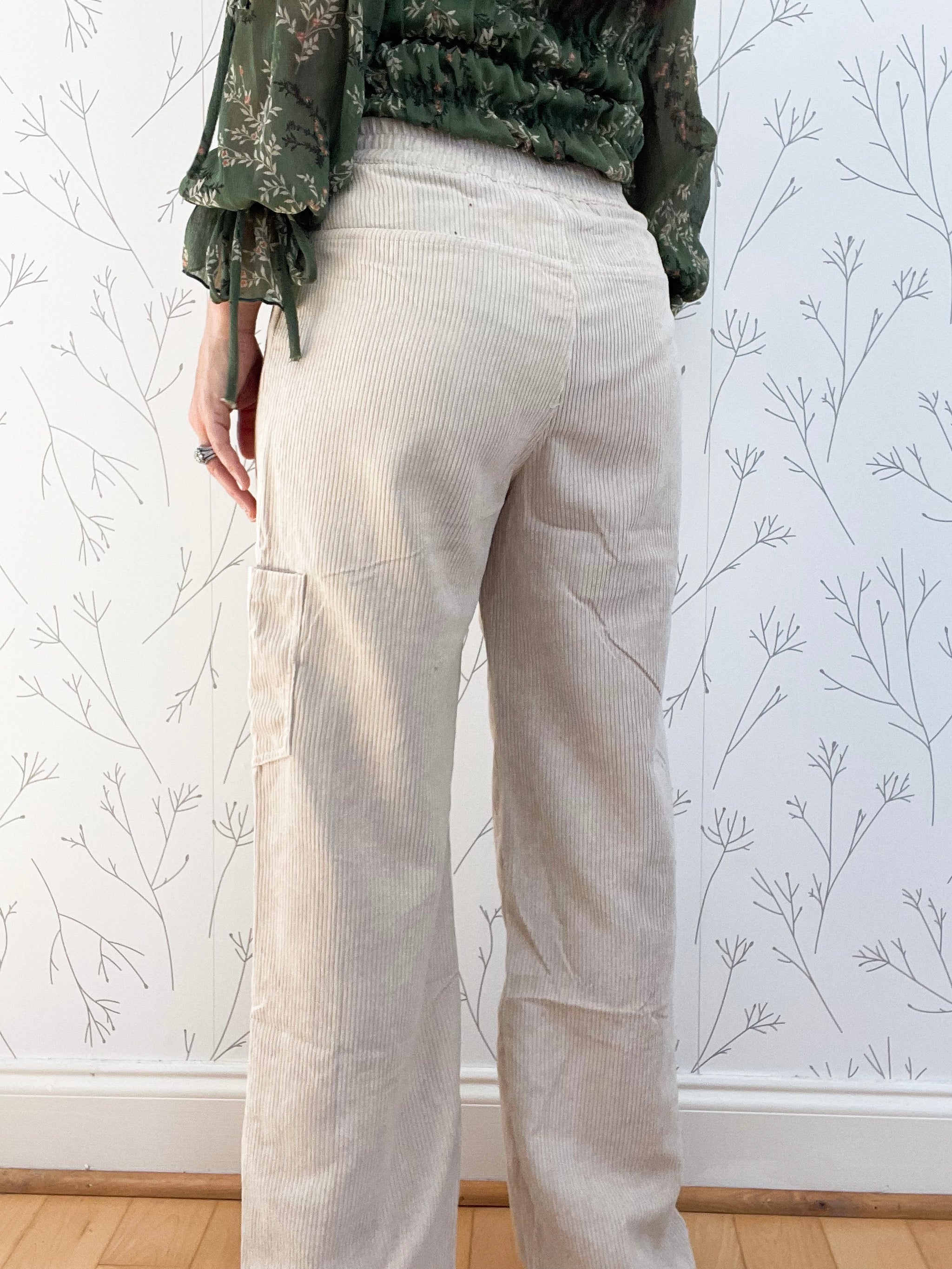 Wide Leg Corduroy Pants